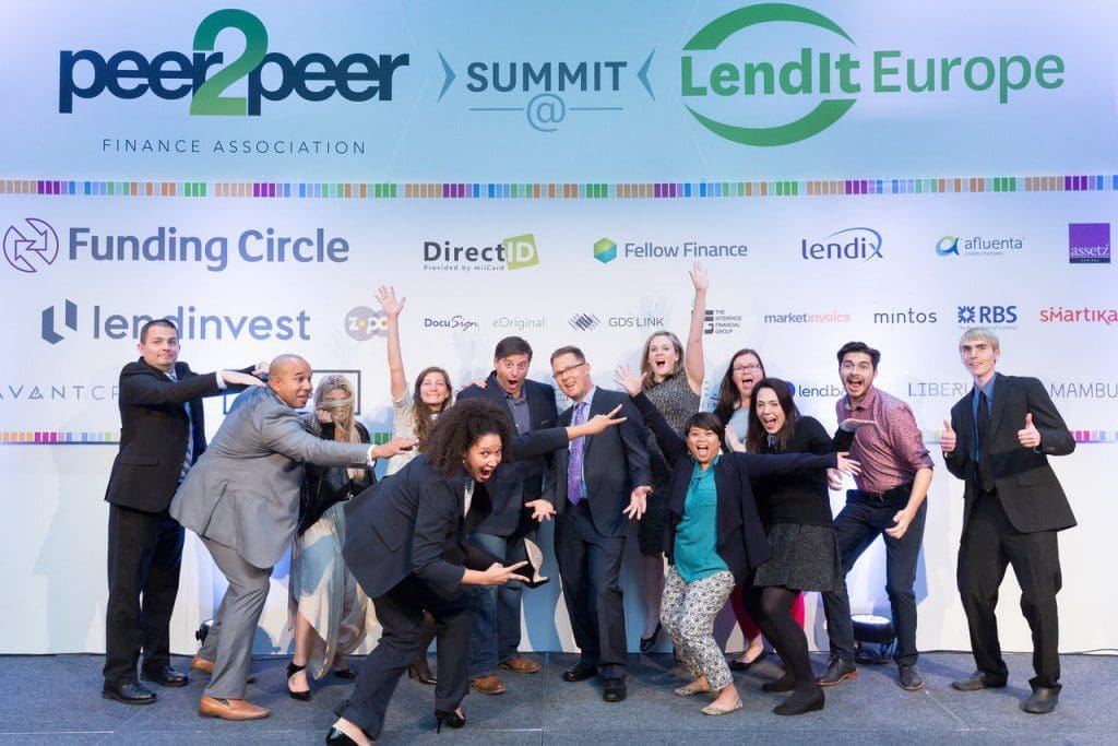 The LendIt team letting off some steam after all their hard work at the end of LendIt Europe