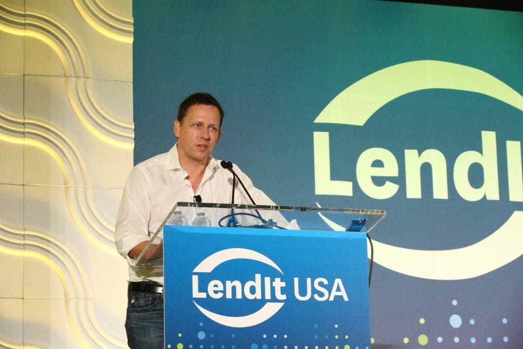 Peter Thiel Keynote LendIt USA 2016