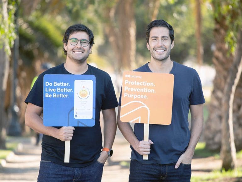 Betterfly co-founders Eduardo, right, and Cristobal della Maggiora | Francisco Mendez/Betterfly
