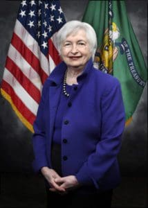 Treasury Secretary Janet Yellen 
